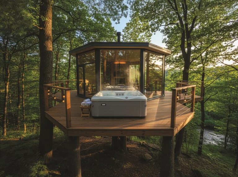 Vacation Brook Hot Tub